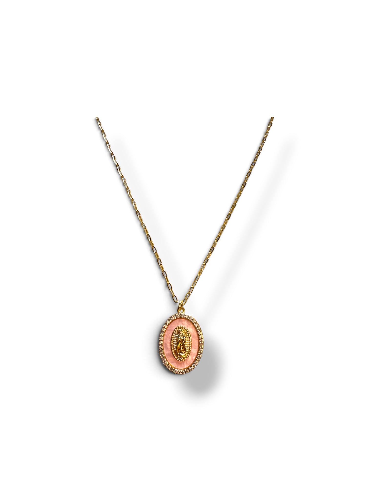 Our Lady Medallion Necklace