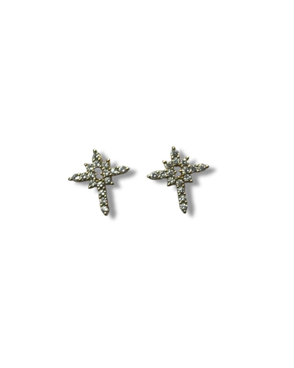 Stars Cross Earrings