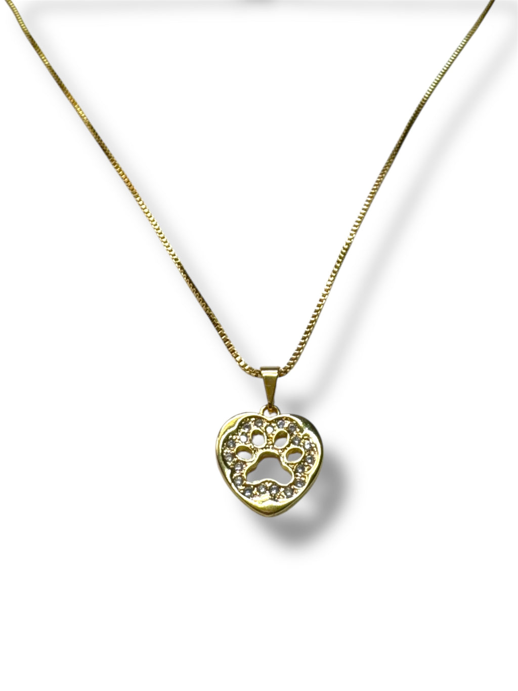 Heart Paw Necklace