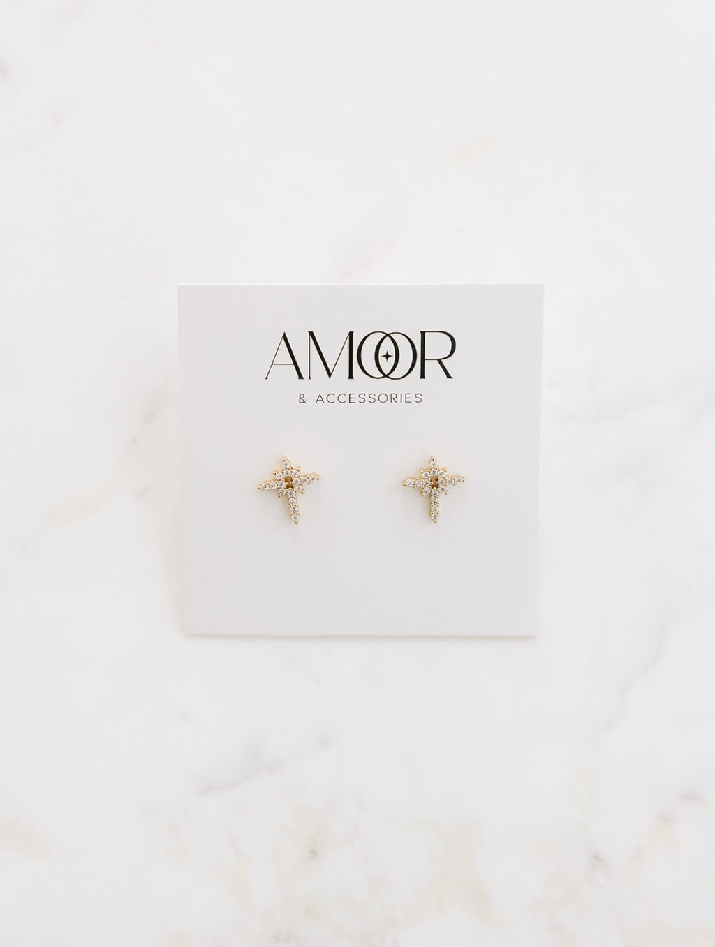 Stars Cross Earrings