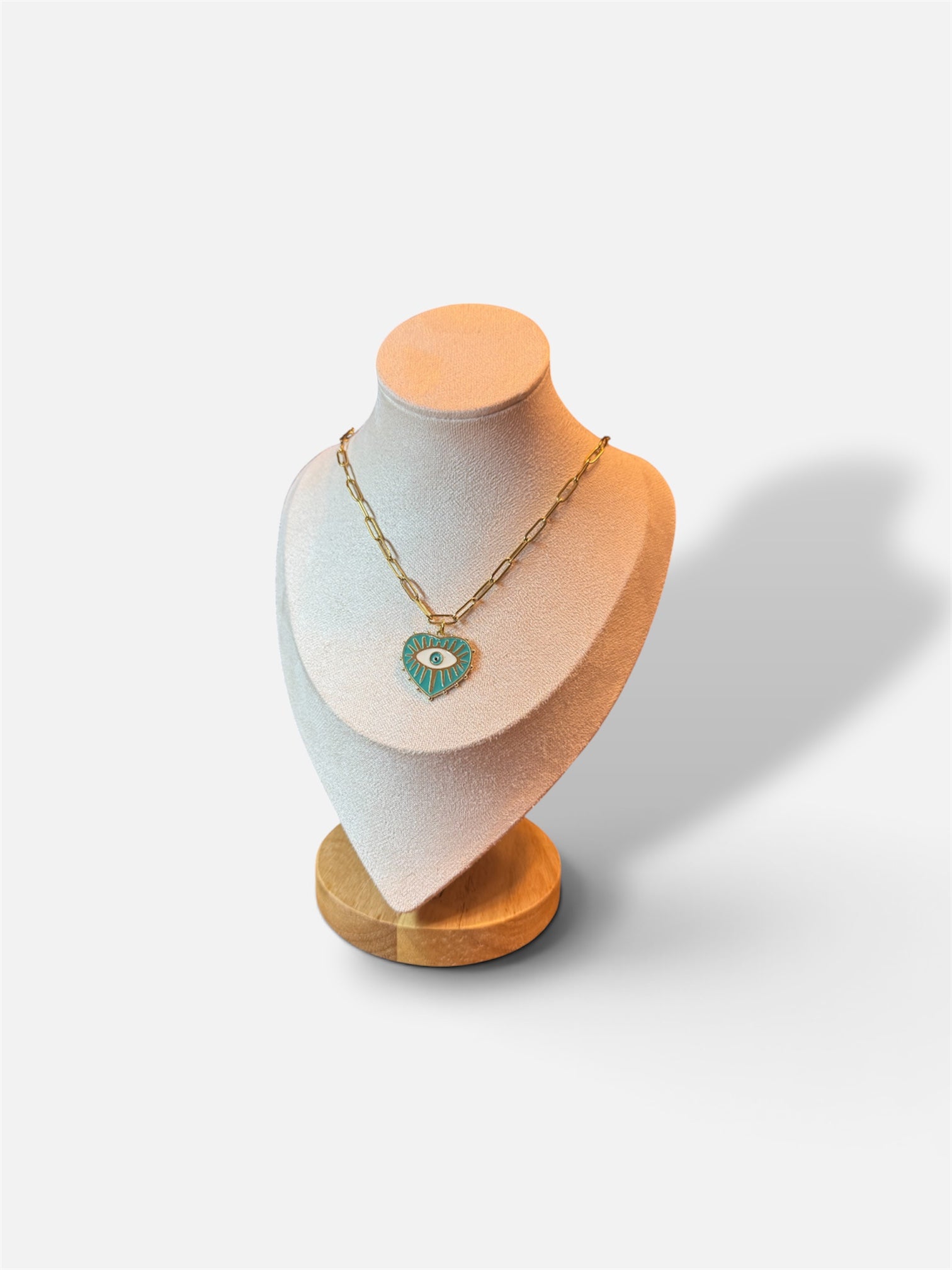 Turquoise Enamel Lucky Eye