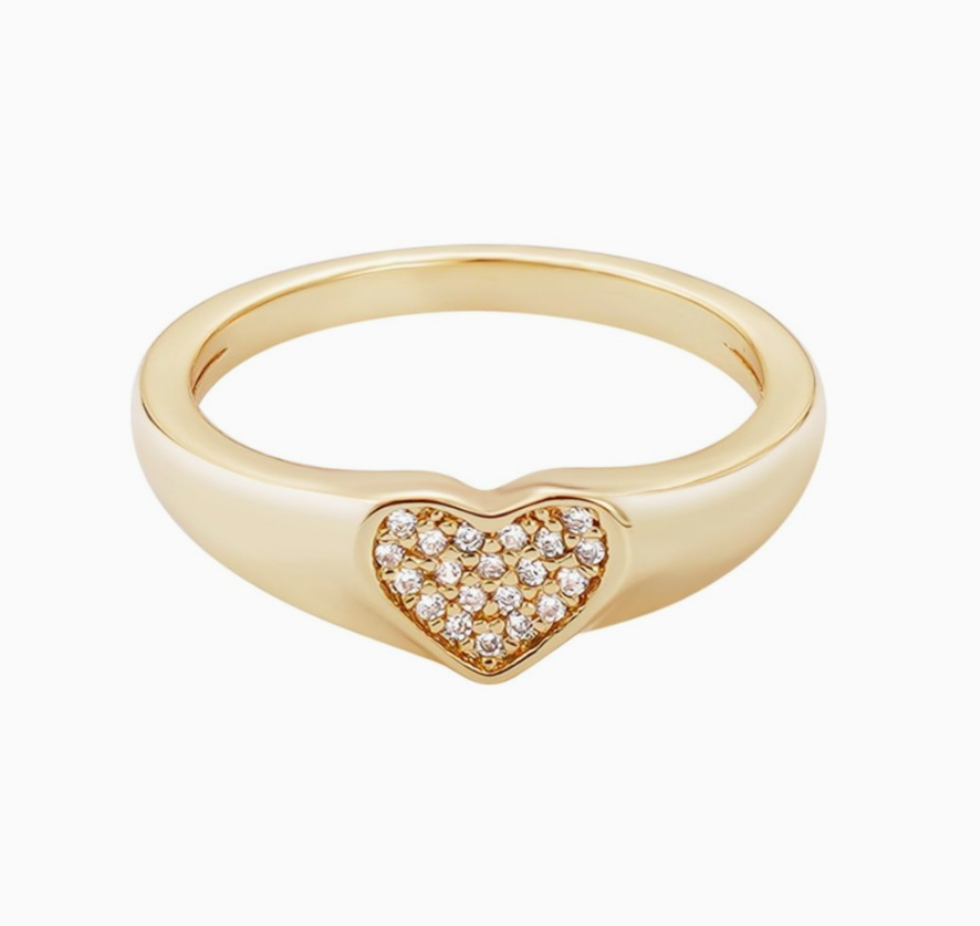 Heart Glow Pinky Ring