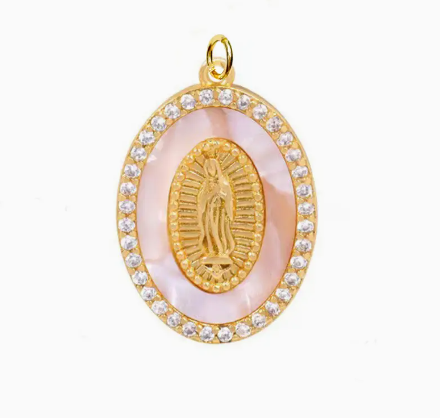 Our Lady Medallion Necklace