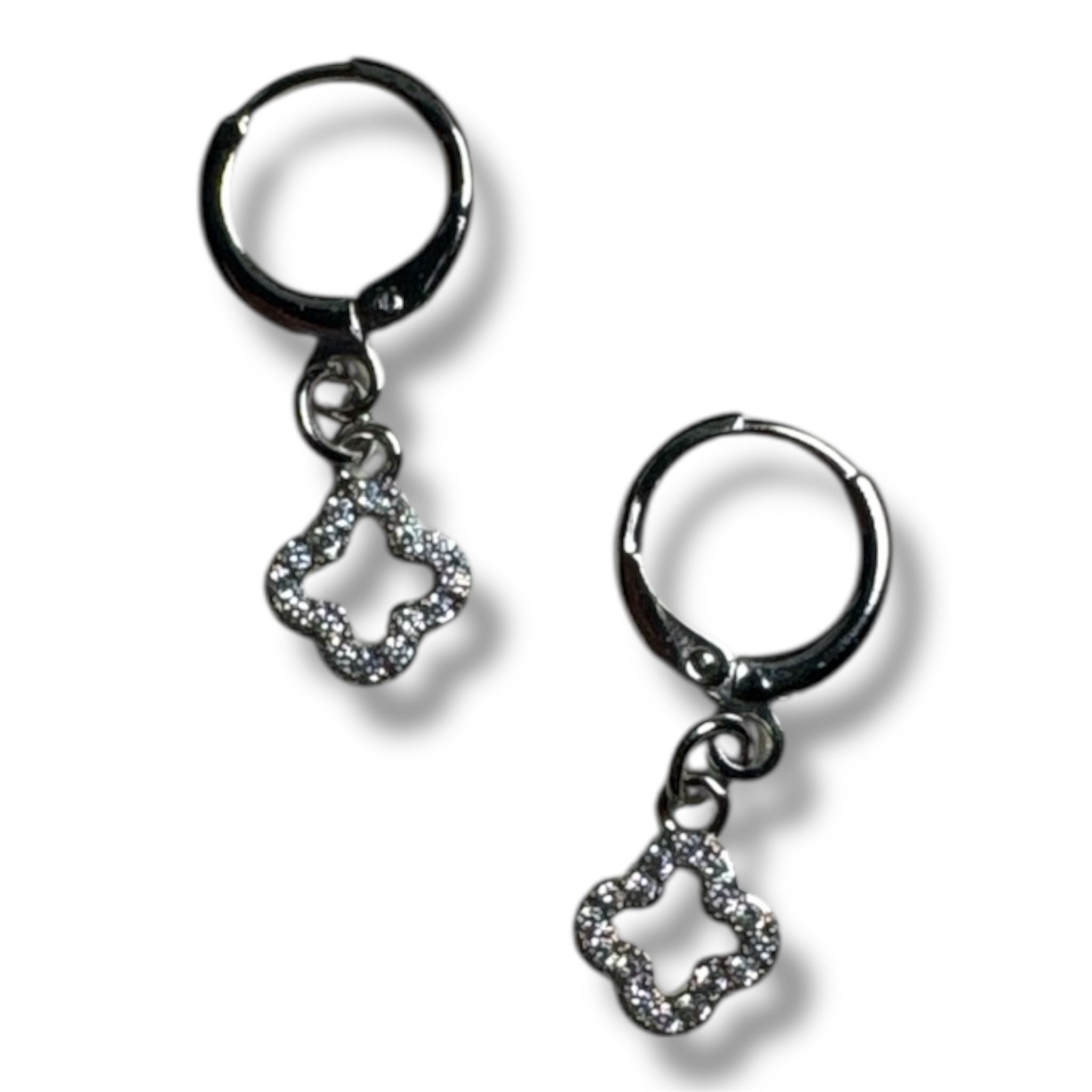 Clover Hoops Earrings