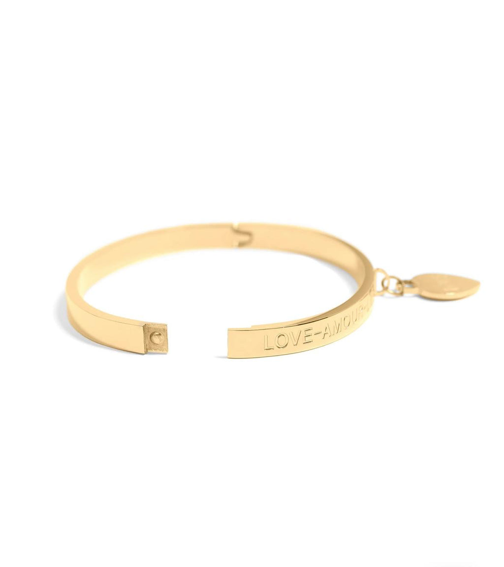 Bangle Bracelet - Love Charm