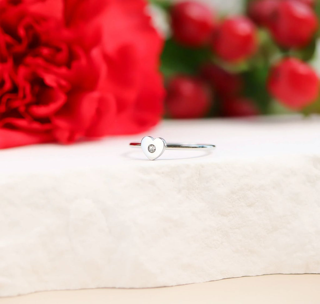 Silver Love Ring
