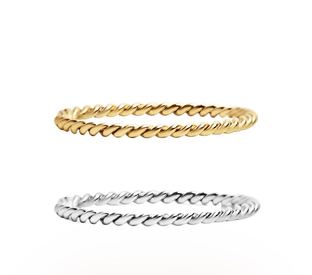 Silver Braided Ring