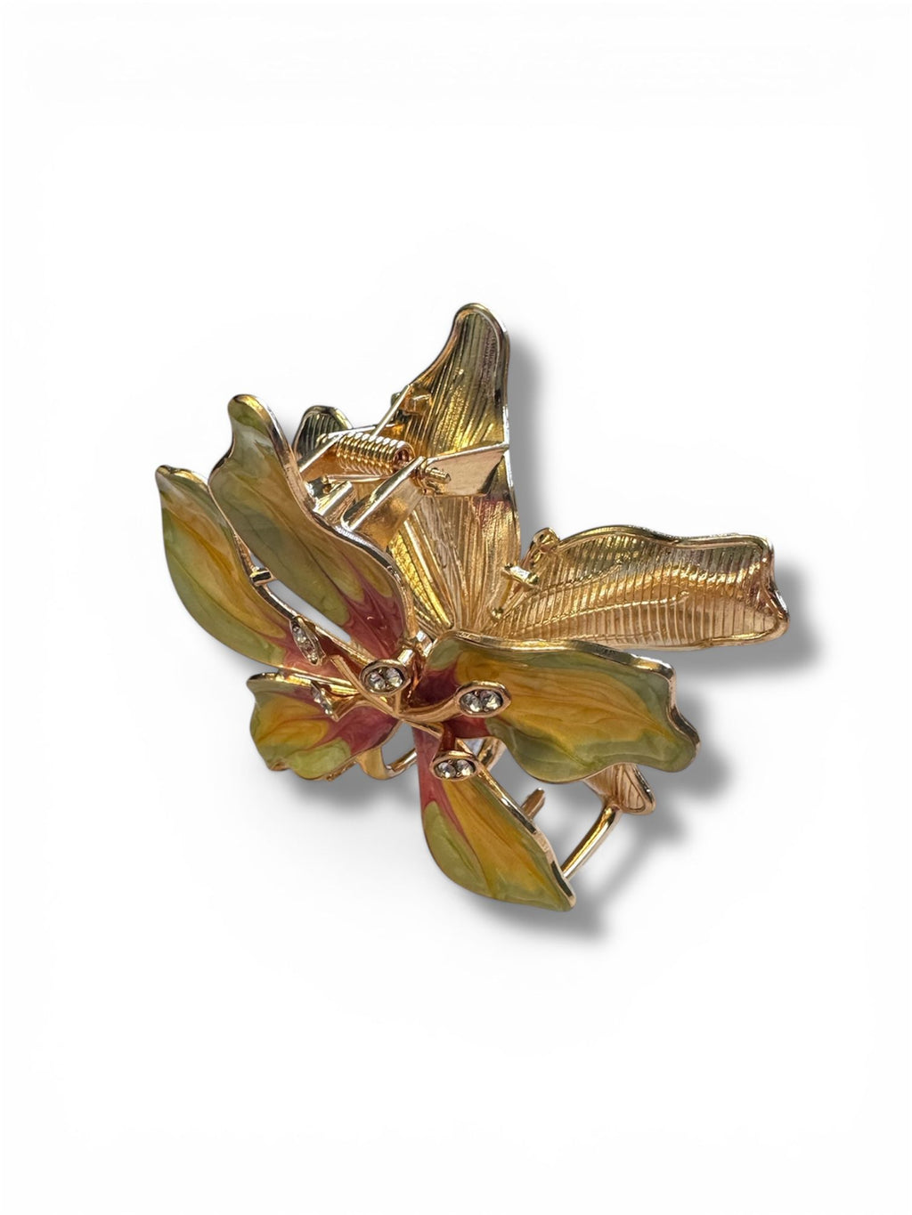Citron Floral Maxi Hair Clip